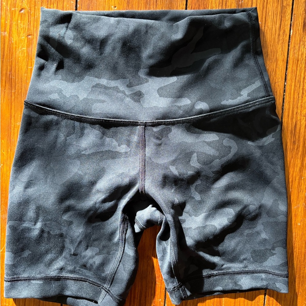 Lululemon Athletica Black Bike Shorts High-Waisted